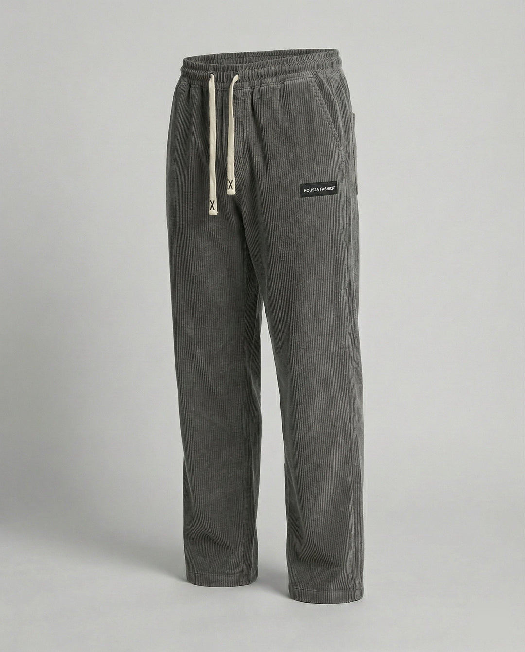 Herren Cordhose weit mit Kordelzug
