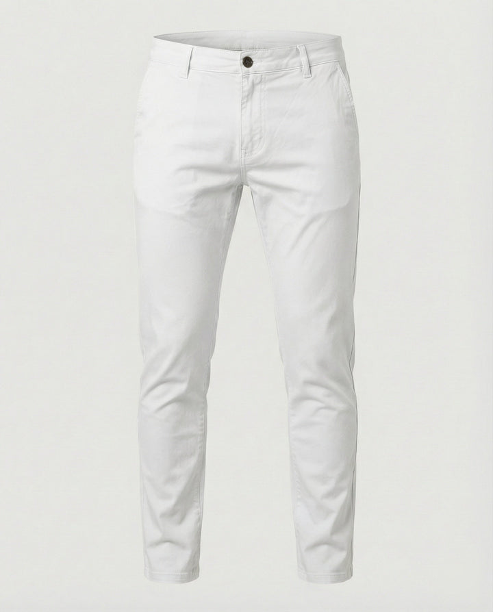 Herren Chinohose Slim Fit mit Elastikbund