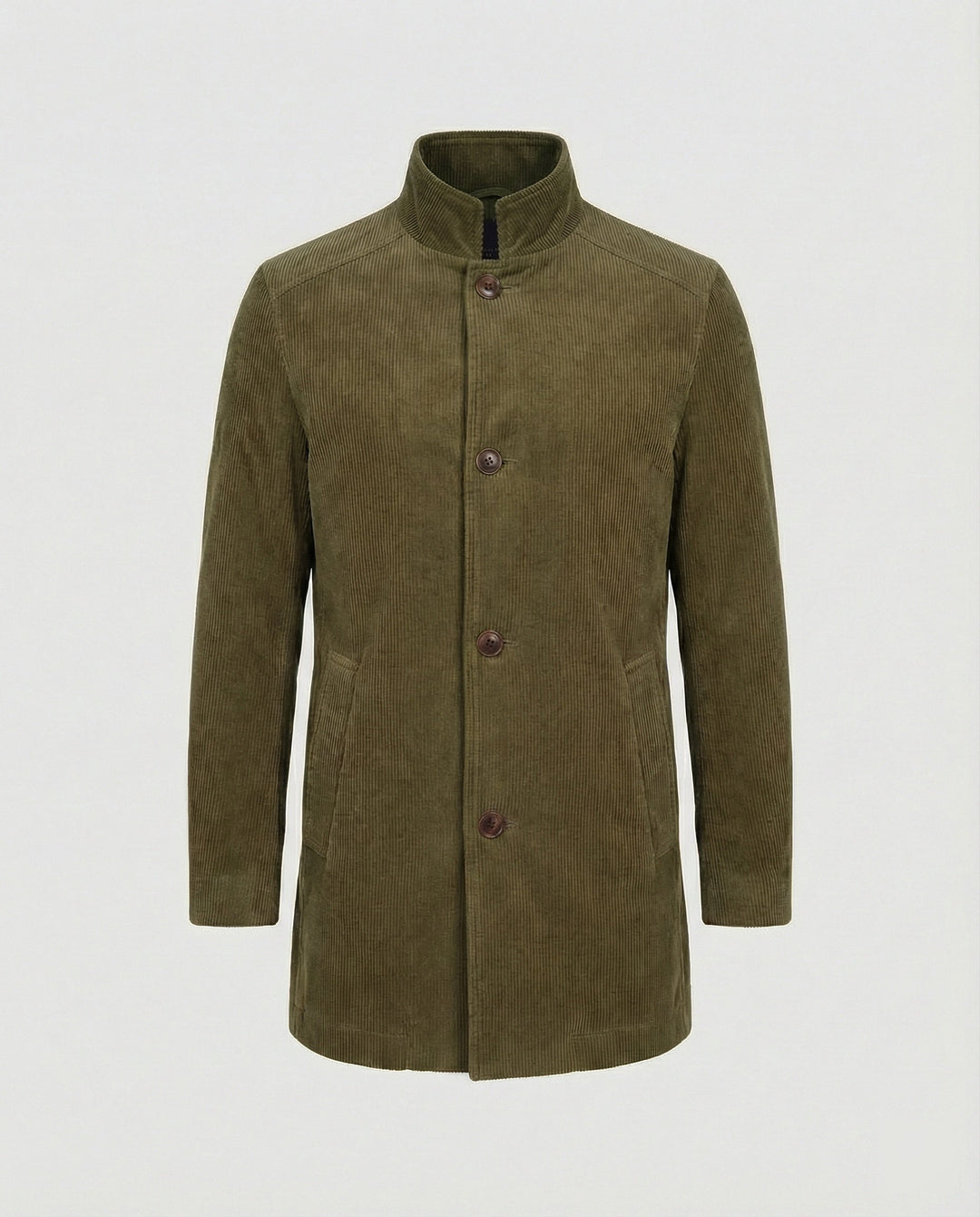 Herren Cordjacke mit hohem Kragen