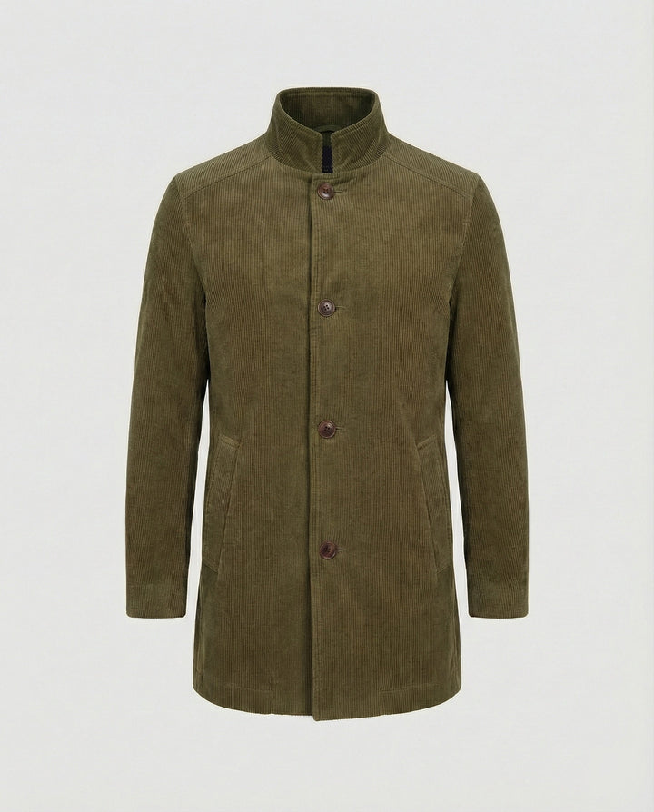 Herren Cordjacke mit hohem Kragen