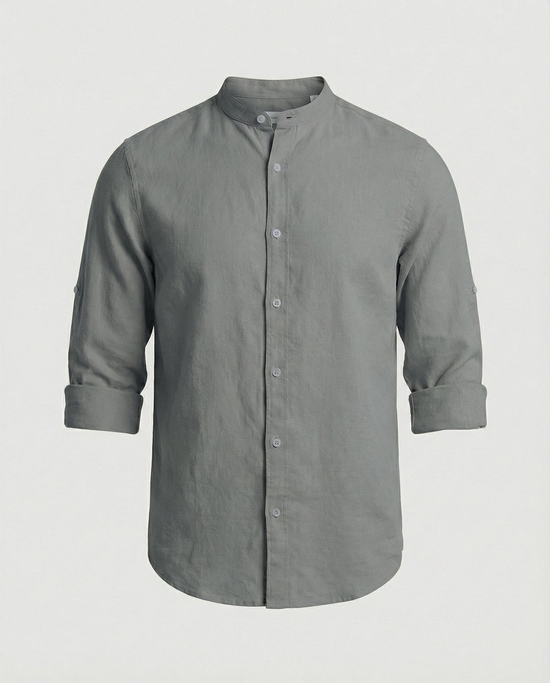 Herren Stehkragenhemd Regular Fit