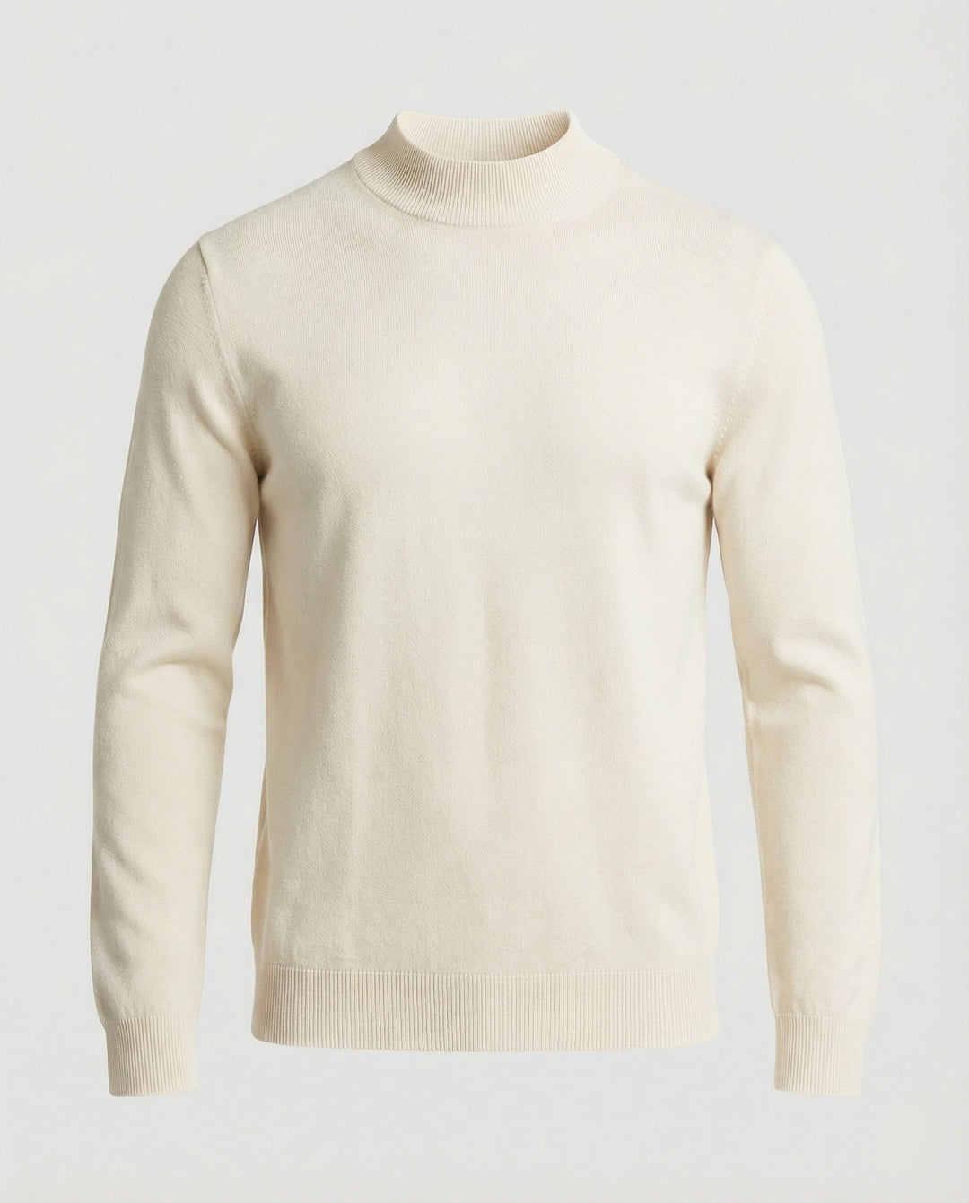 Herren Strickpullover mit Stehkragen