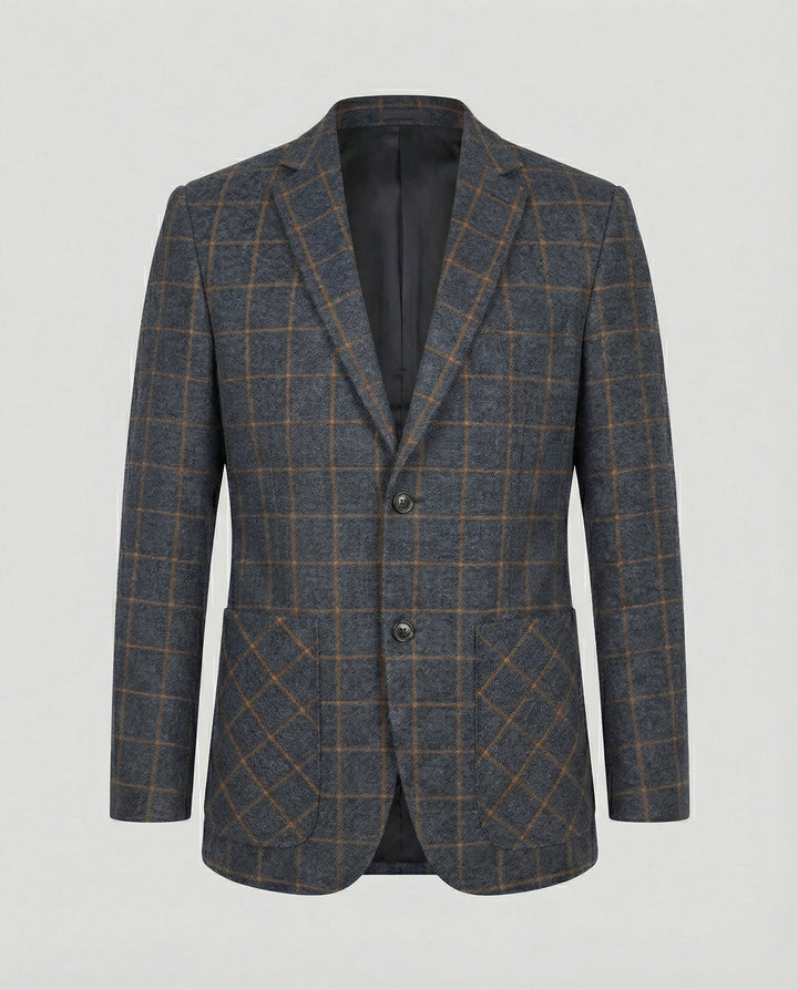 Herren Karosakko Slim Fit Business