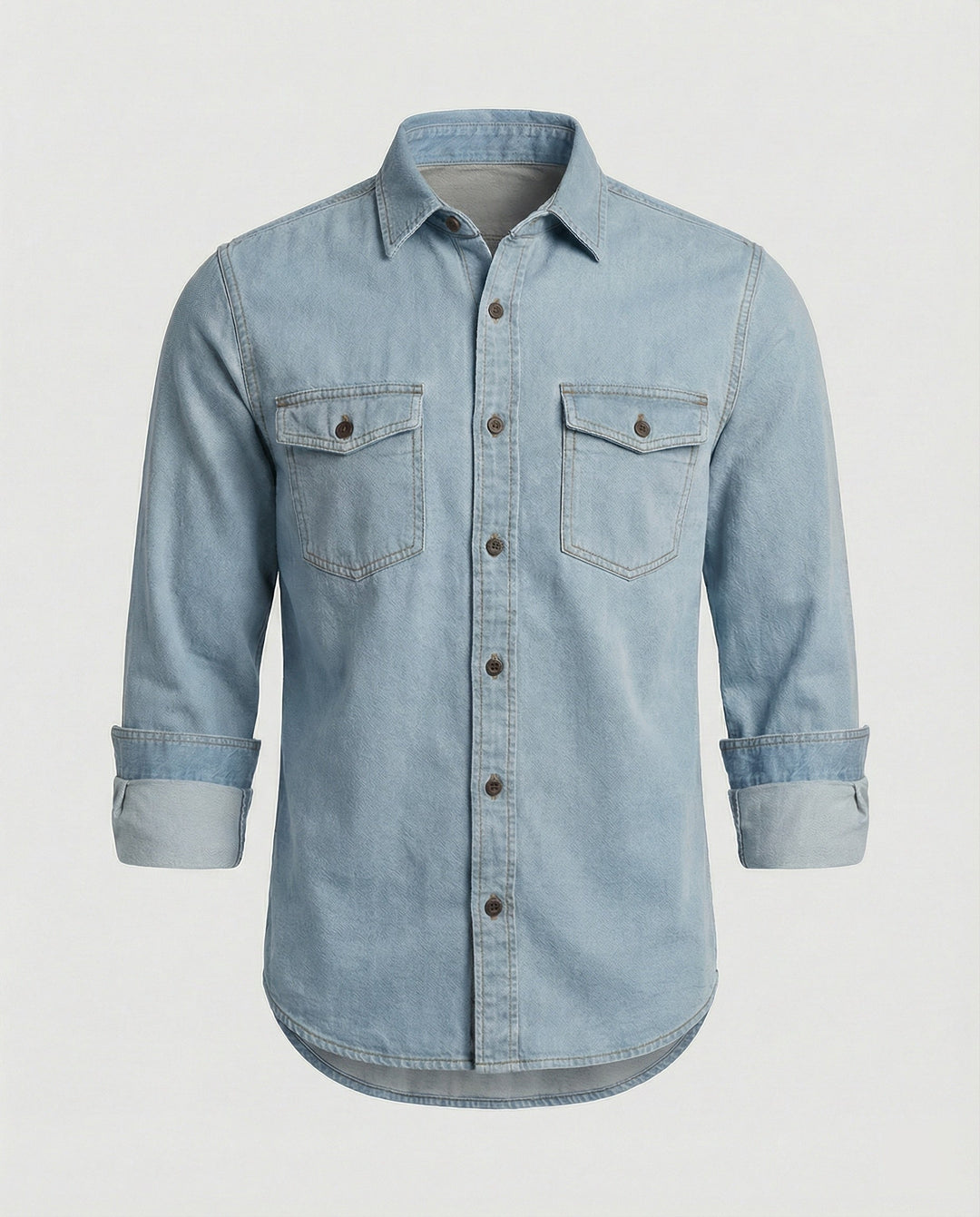 Herren Jeanshemd mit Brusttaschen
