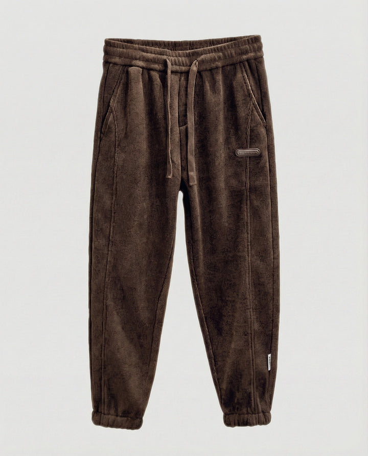 Herren Jogginghose gerippt schmal