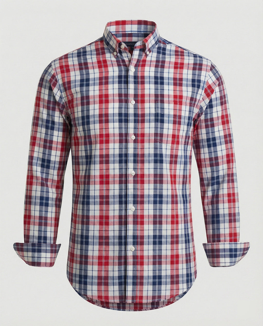 Herren Flanell Langarmhemd Kariert