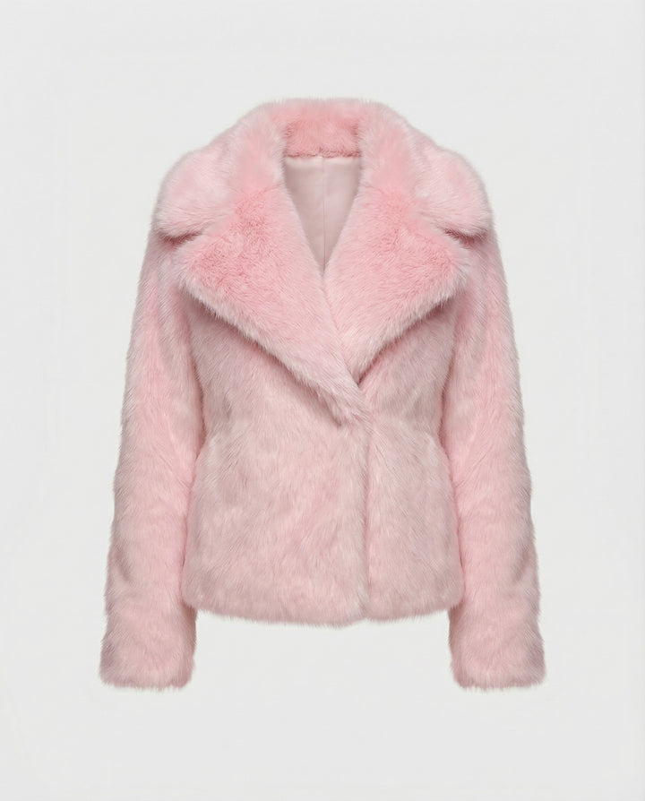 Luxuriöse Weiche Pelzjacke Damen