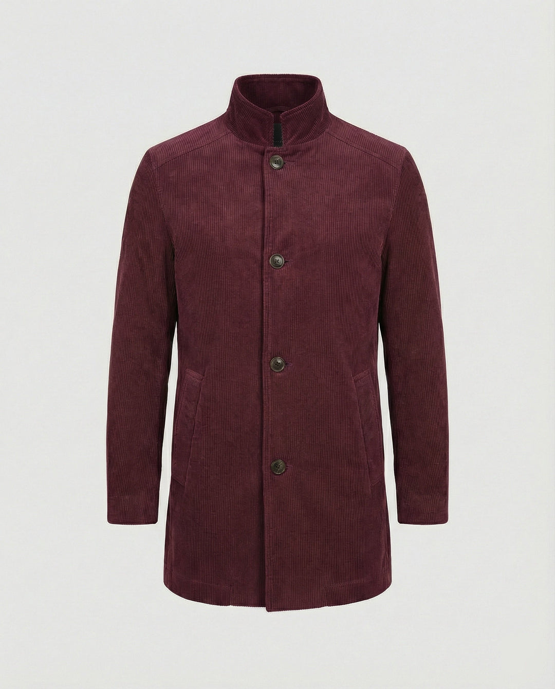 Herren Cordjacke mit hohem Kragen