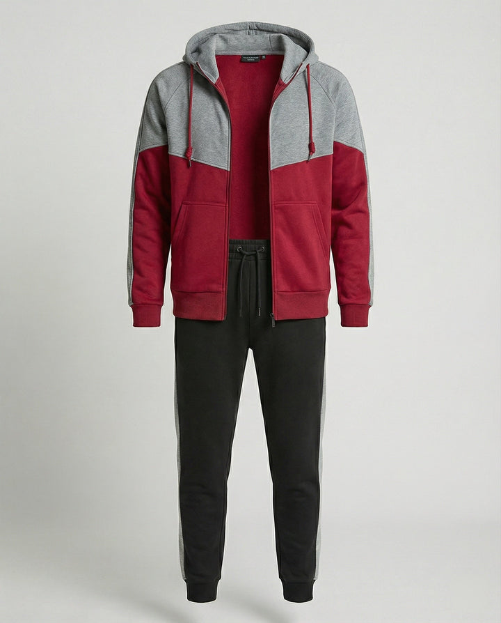 Herren Jogginganzug mit Reißverschlussjacke
