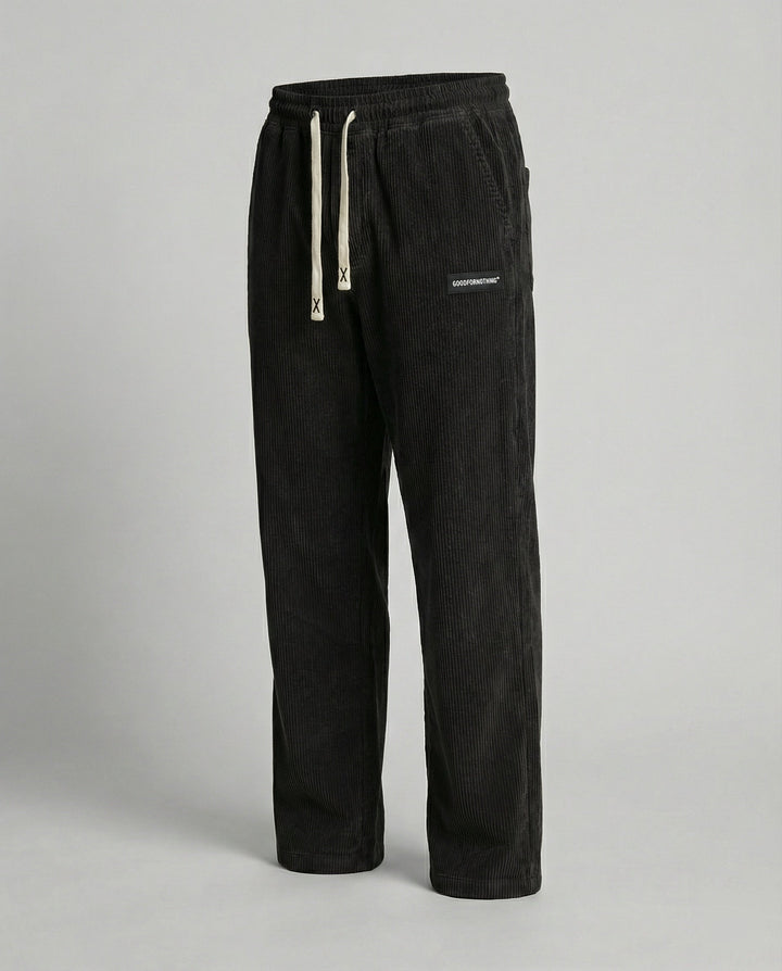 Herren Cordhose weit mit Kordelzug