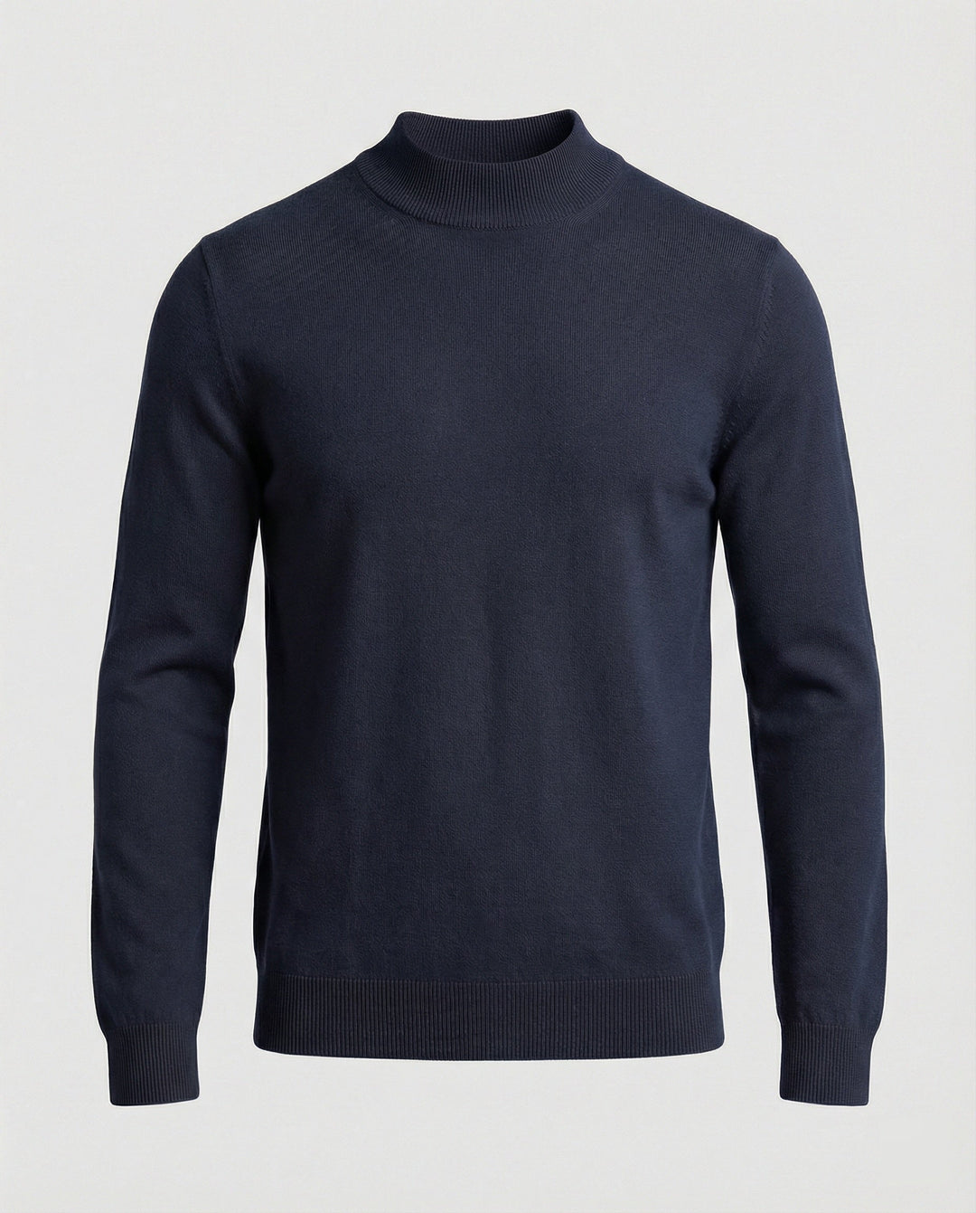 Herren Strickpullover mit Stehkragen