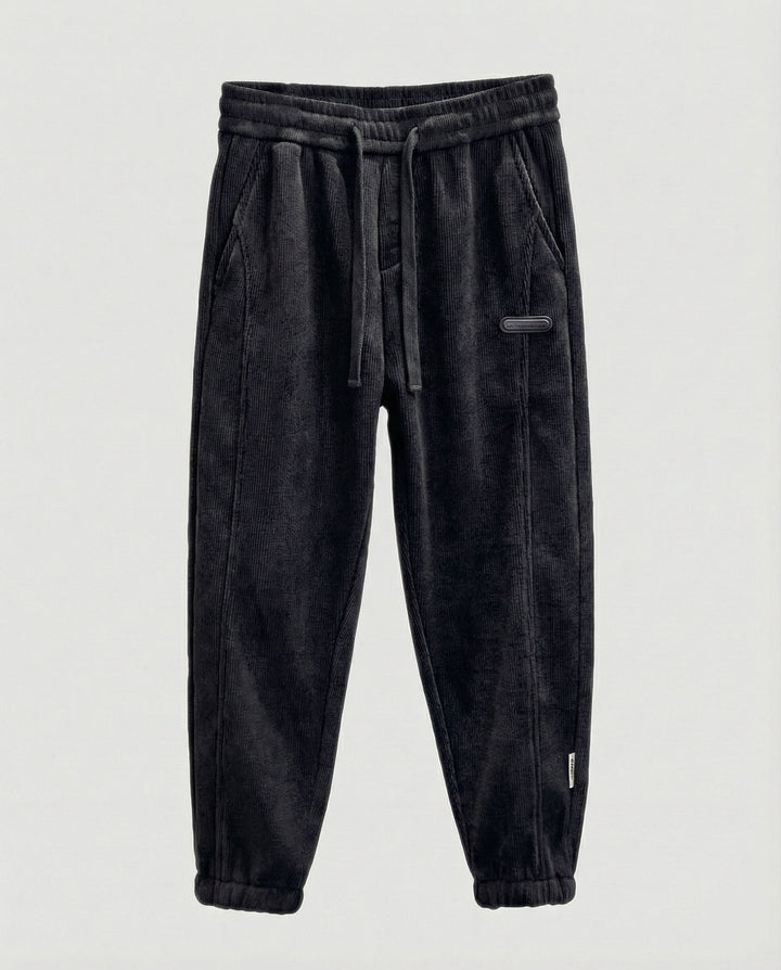 Herren Jogginghose gerippt schmal