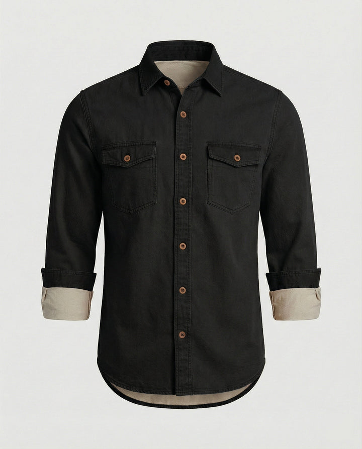 Herren Jeanshemd mit Brusttaschen