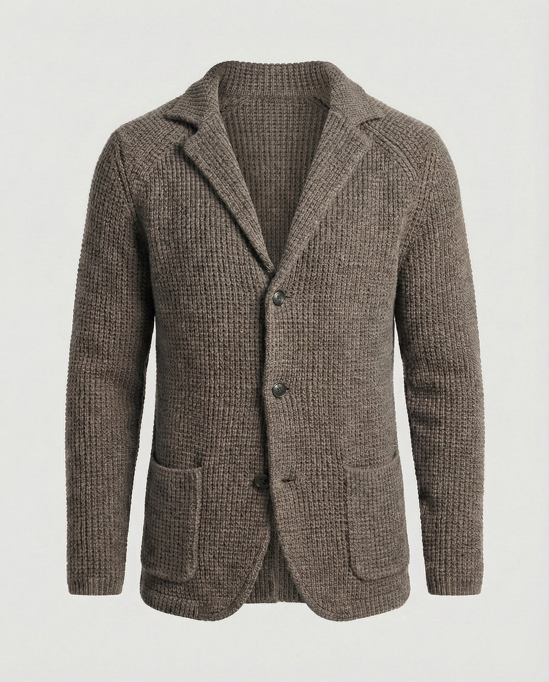 Herren Strickblazer mit Reverskragen