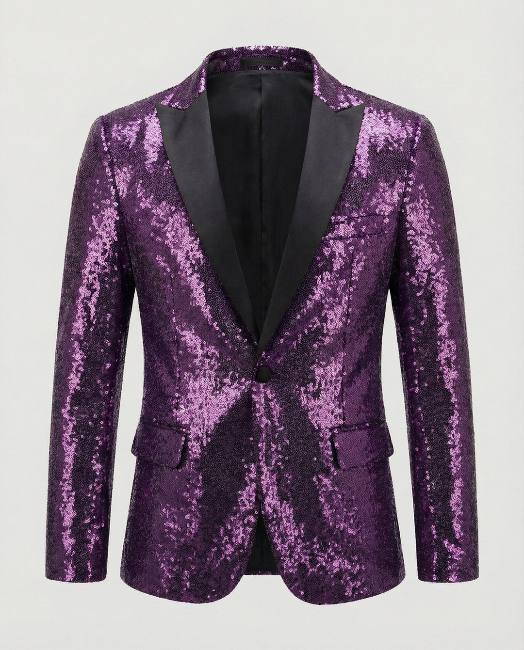 Glänzender Herren Pailletten Blazer