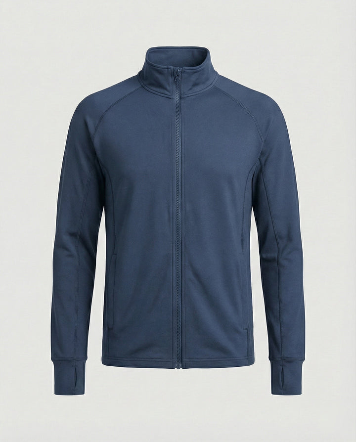 Trainingsjacke Athletisch Mit Stehkragen Herren