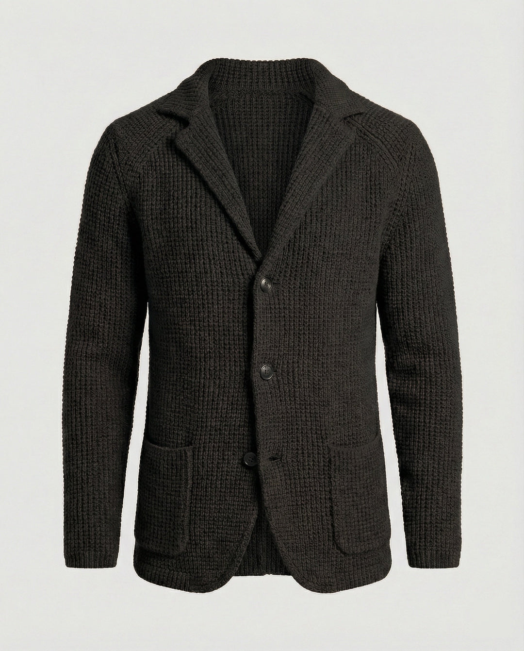 Herren Strickblazer mit Reverskragen