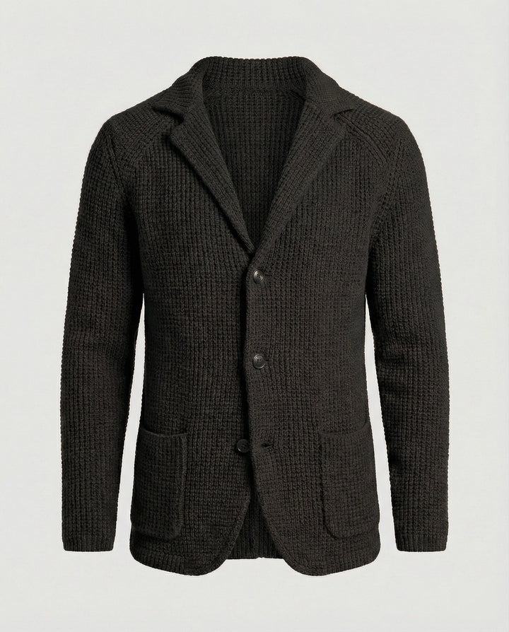 Herren Strickblazer mit Reverskragen
