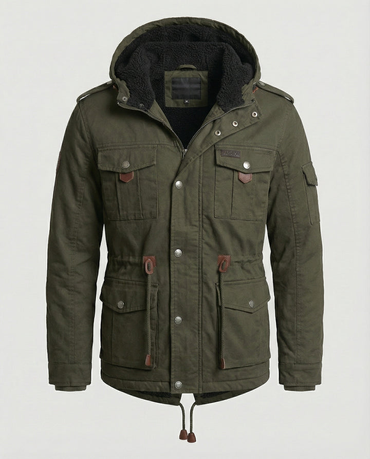 Warme Gefütterte Winterjacke