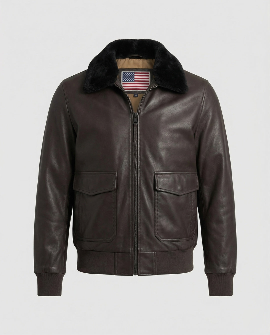 Herren Pilotenjacke mit Kunstpelz