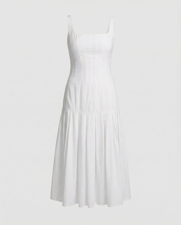 Damen Midikleid mit elegantem Schnitt