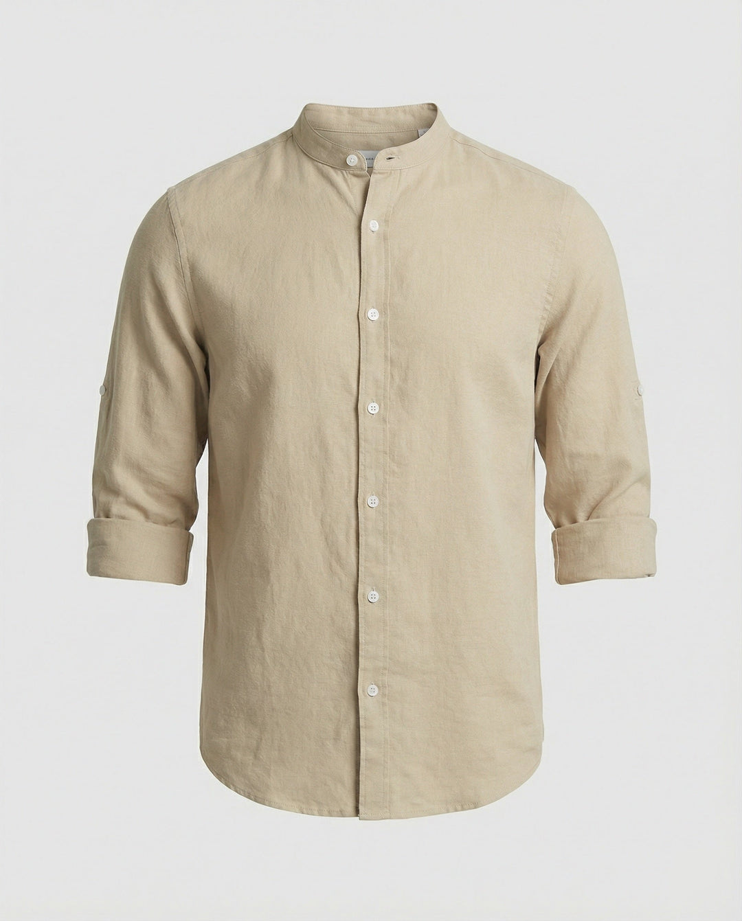 Herren Stehkragenhemd Regular Fit