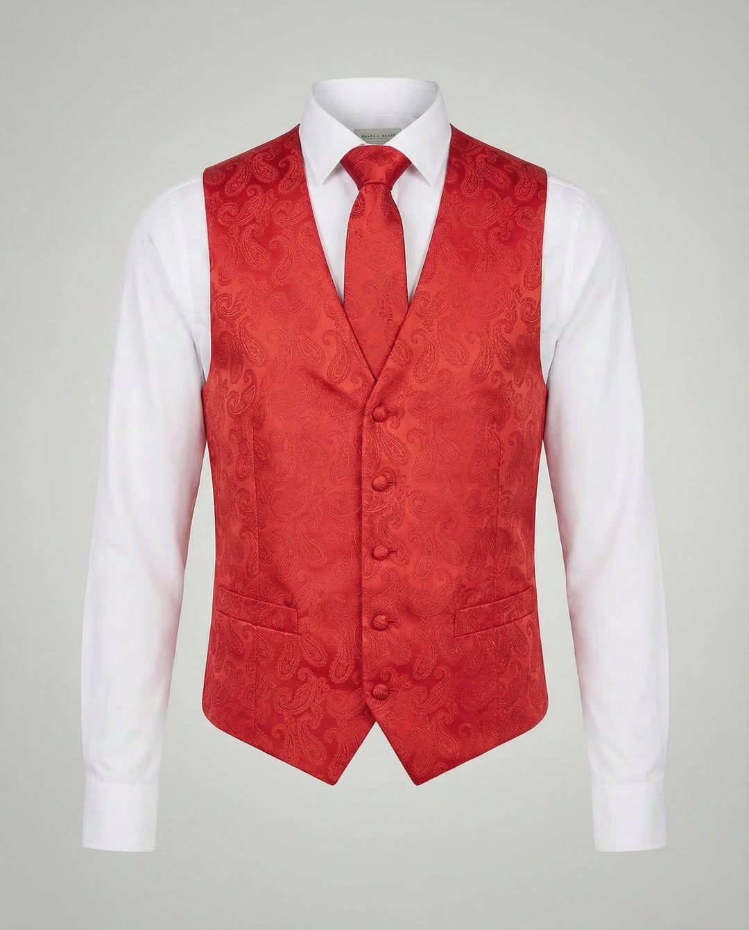 Elegante Paisley Anzugweste Herren