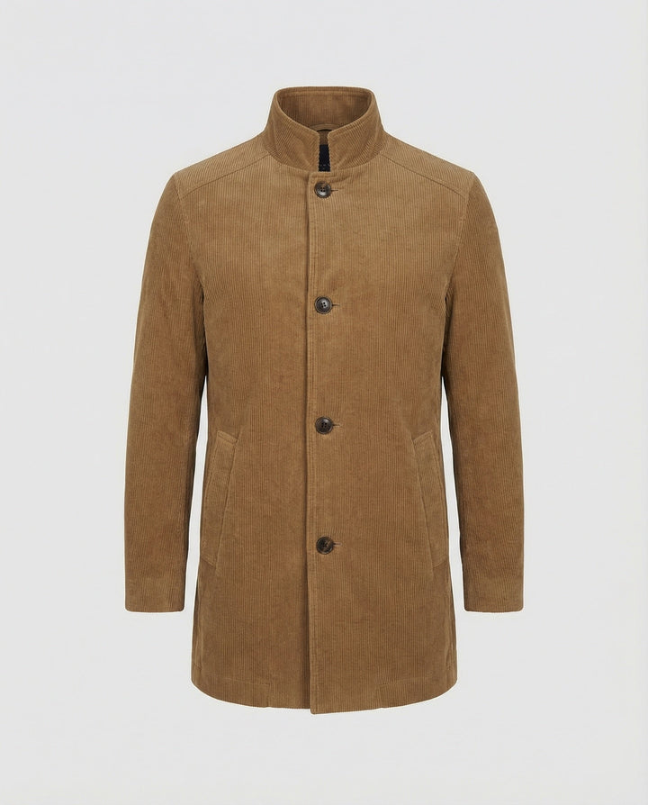 Herren Cordjacke mit hohem Kragen