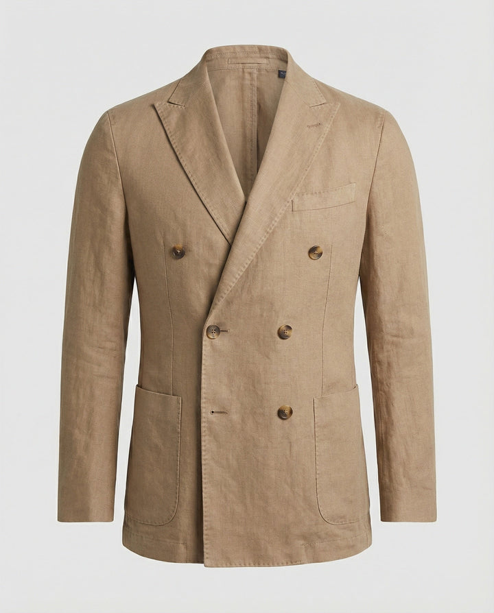 Leinenblazer Doppelreiher Herren