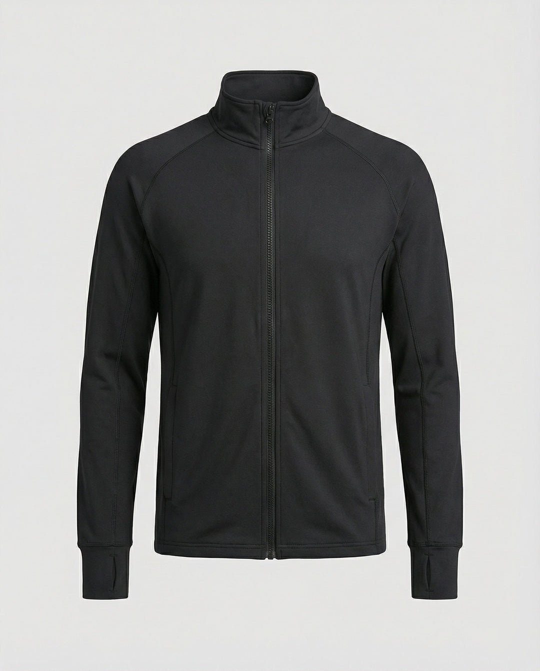 Trainingsjacke Athletisch Mit Stehkragen Herren