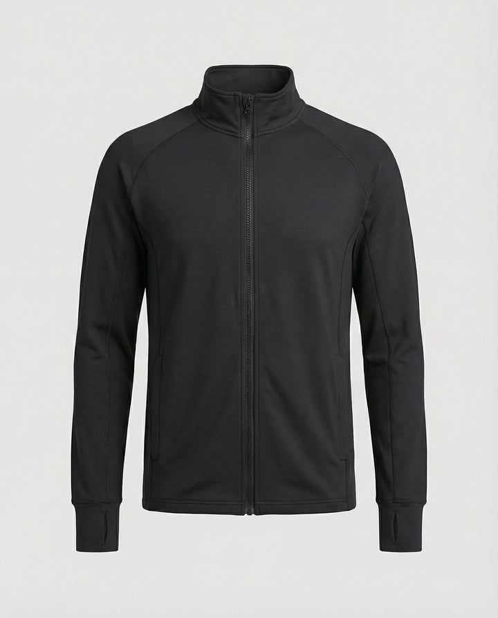 Trainingsjacke Athletisch Mit Stehkragen Herren