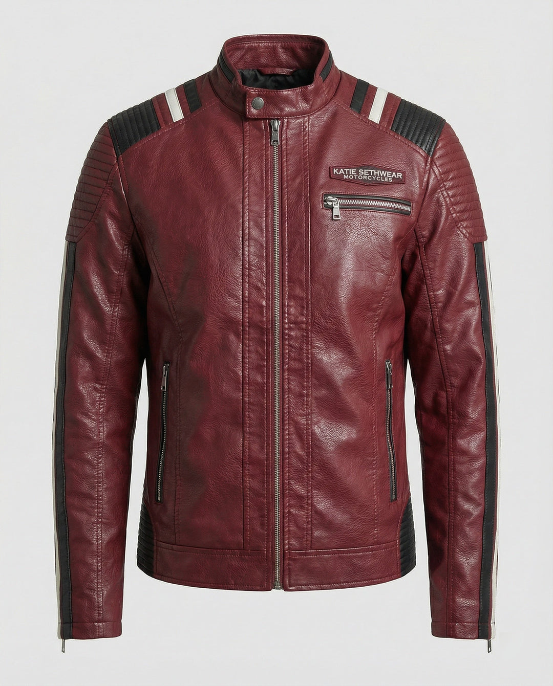 Herren Lederjacke Herren Biker
