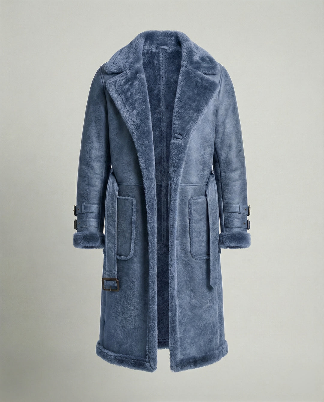 Langer Luxus Wintermantel