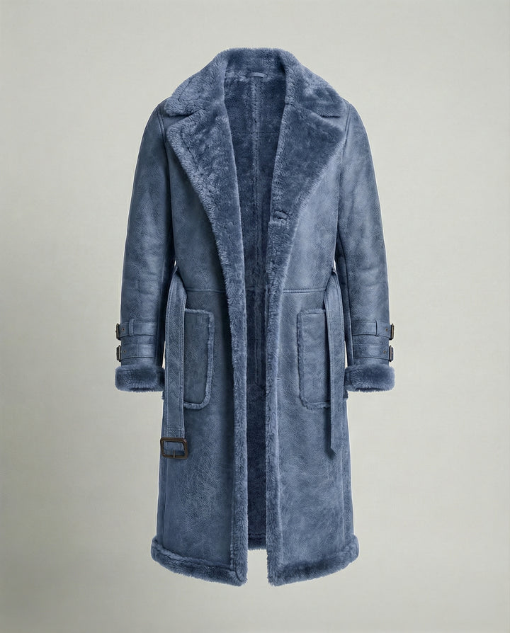 Langer Luxus Wintermantel