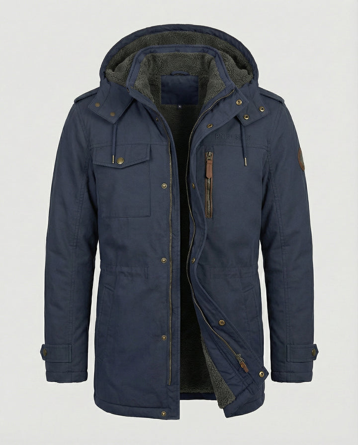 Lässige Gepolsterte Herrenjacke