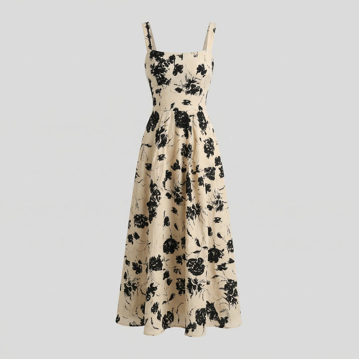 Damen Abendkleid Spaghettiträger A Linie