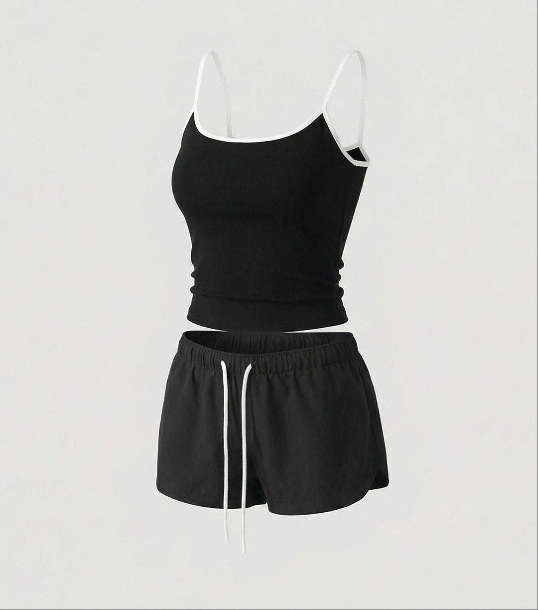 Damen zweiteiliges Sommer-Sportset mit Tanktop