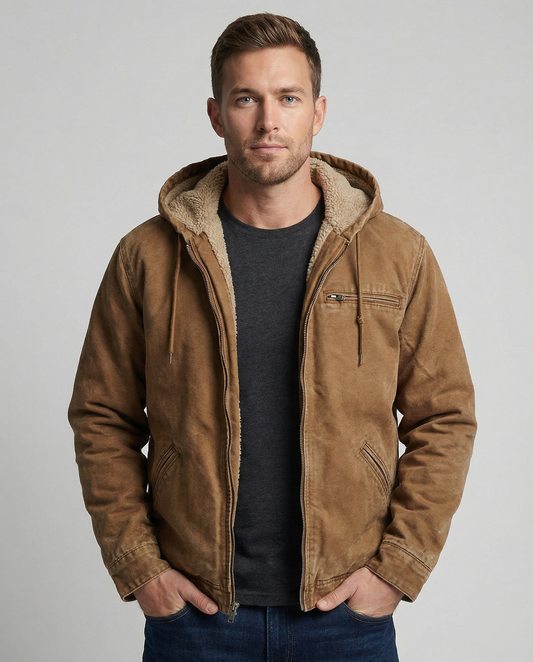 Robuste Warme Winterjacke Bomber