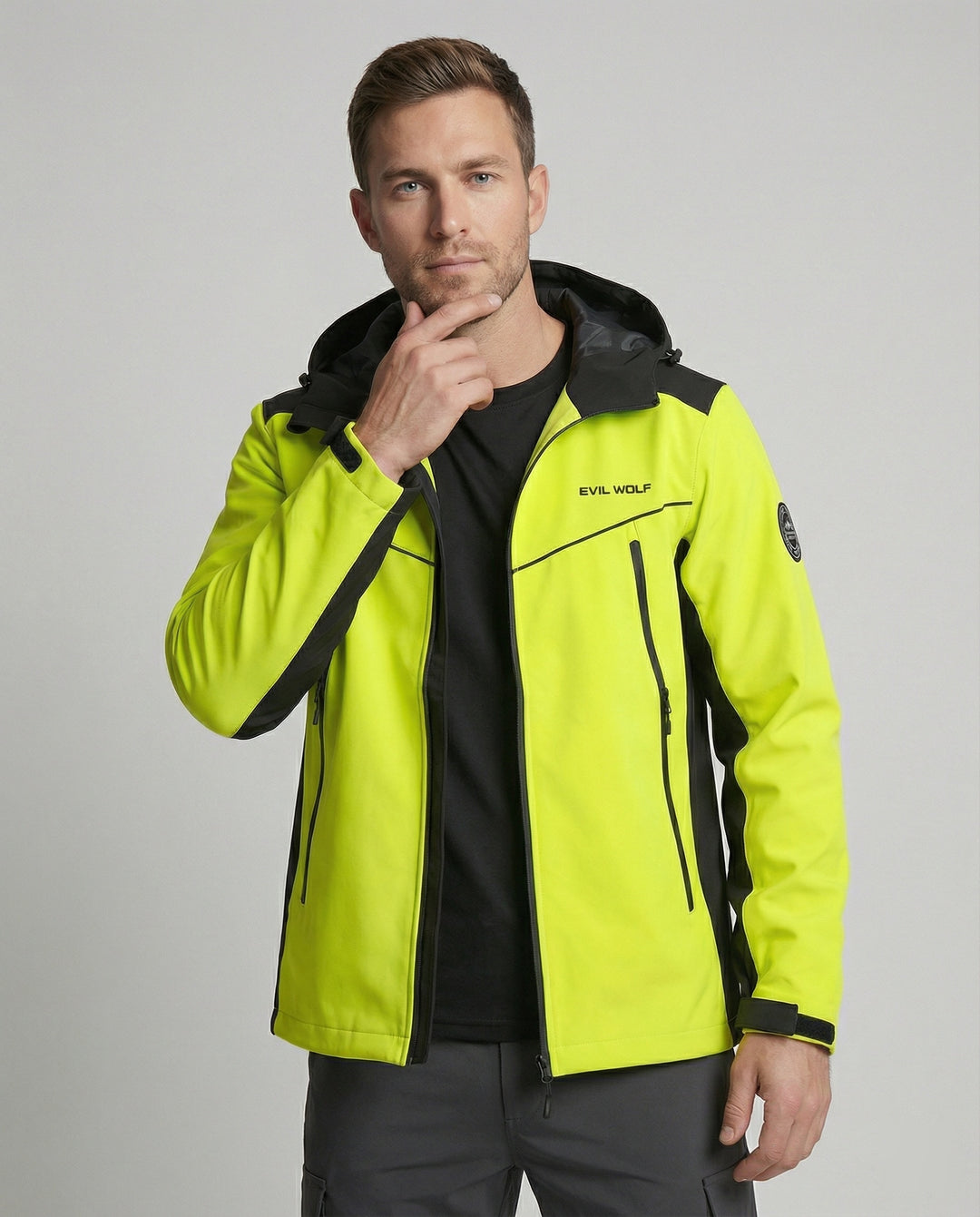 Reflektierende Wasserdichte Outdoorjacke