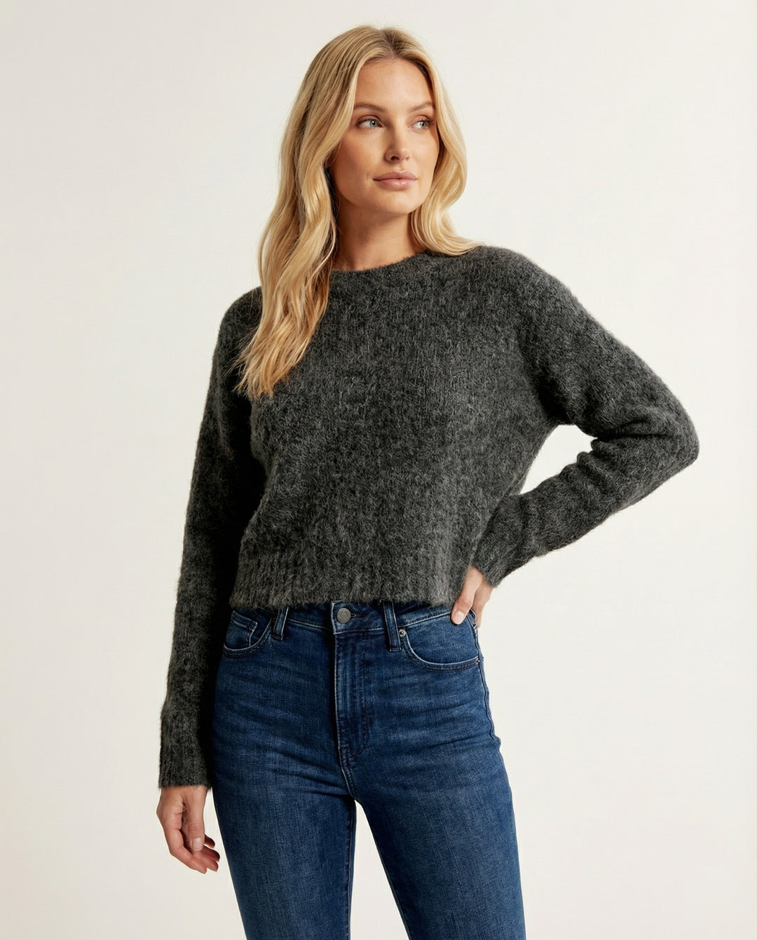 Luxe Mohair Oversized Pullover