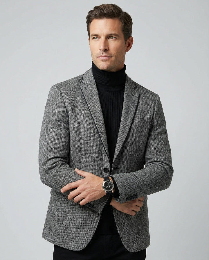 Herren Business Sakko Glencheck Slim Fit
